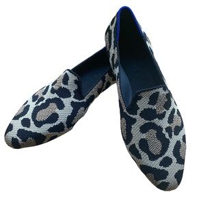 ROTHY’S The Almond Loafer - Desert Cat Design Leopard Print NWOT Size 6.5